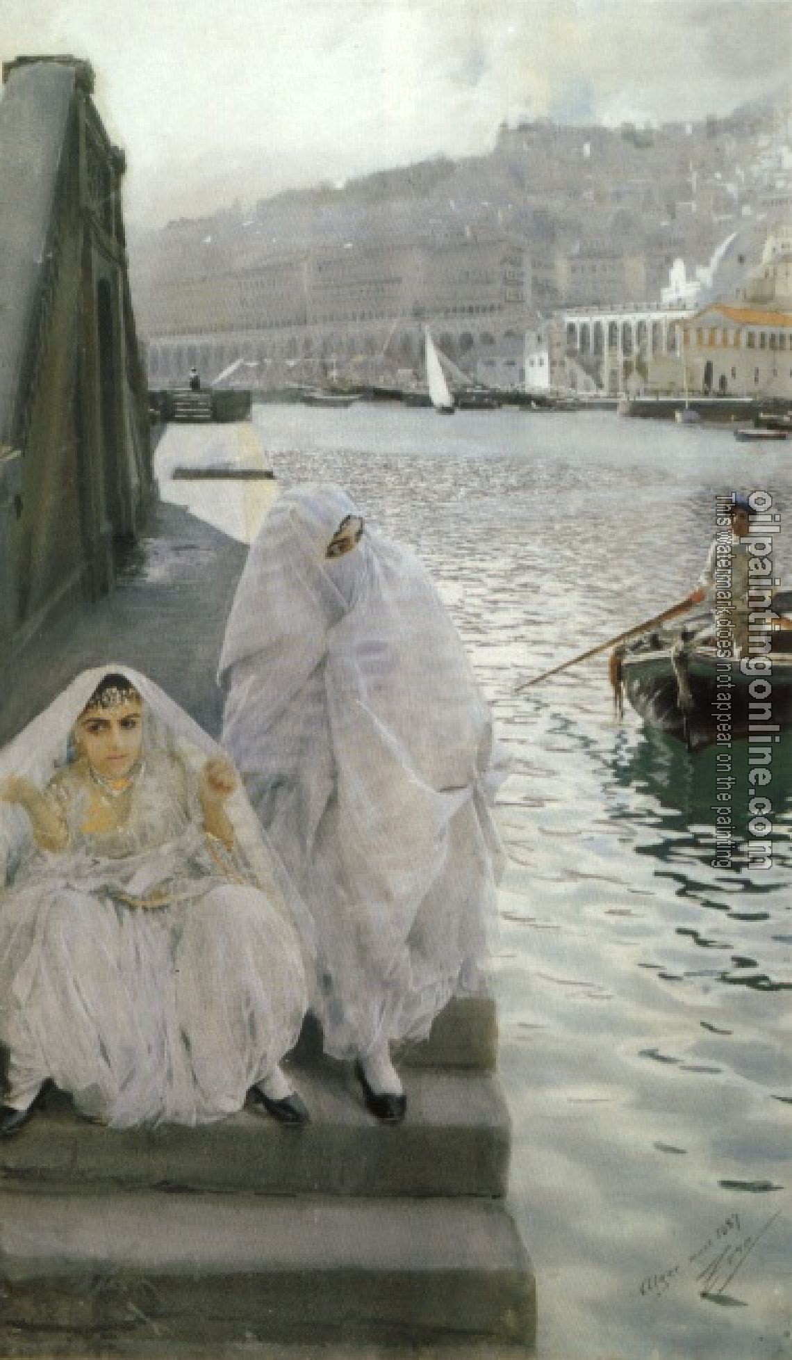 Zorn, Anders - In the harbour of Algiers